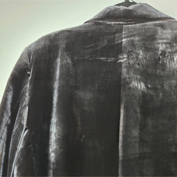 Zara Women's Velvet Tobacco Blazer - Picture 9 of 9